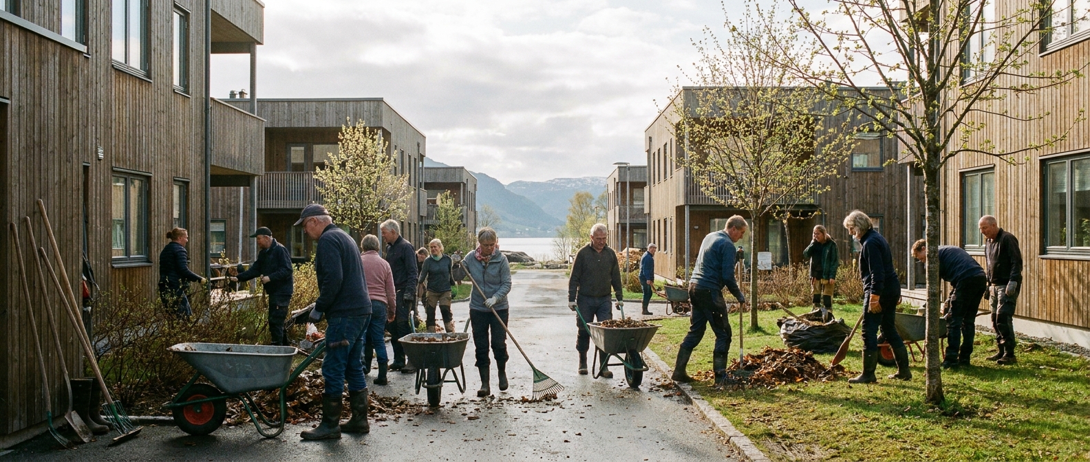 Vårdugnad i borettslag: oppgaver, planlegging og bemanning